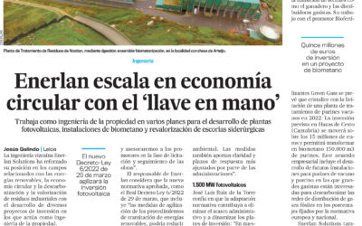 Enerlan escala en economia circular con el ‘llave en mano’